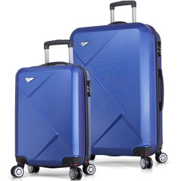Zoozie Bags Juego de maletas de 2 piezas Azul